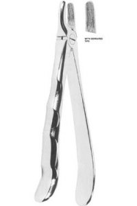 Extracting Forceps With Anatomically Shaped