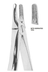 Extracting Forceps With Anatomically Shaped