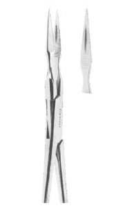 Root Splinter Extracting Forceps